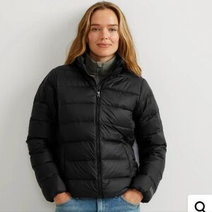 Eddie Bauer Women's Down Puffer Jacket - Black, XL, NWOT
